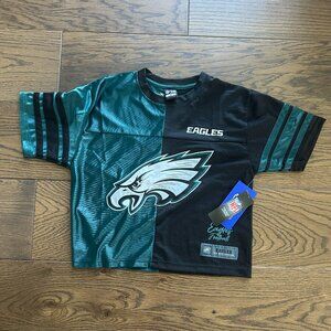 Philadelphia Eagles Cropped Jersey - Size Large - Brand New
